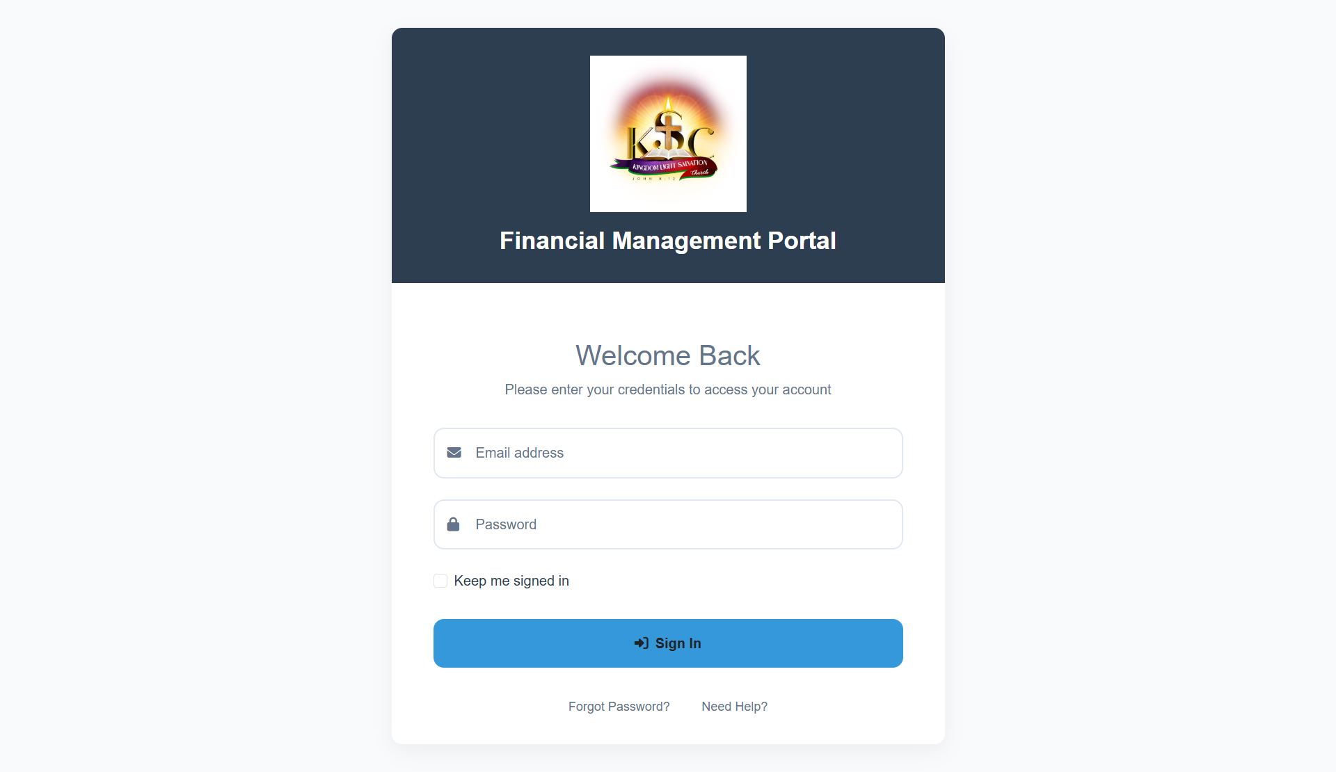 KLSC Fin Web app